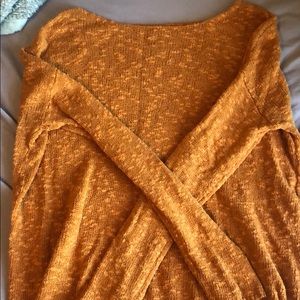 Orange sweater
